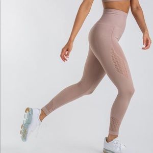 Gymshark Taupe Energy Seamless Leggings